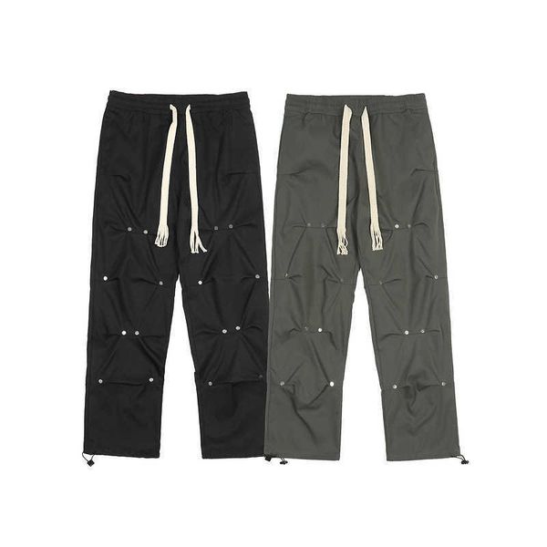 men's pants high street ribbon pleated trouser leg retractable functional casual pants, Black
men's pants high street ribbon pleated trouser leg retractable functional casual pants, Black