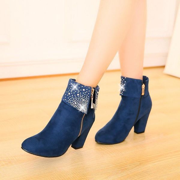 women shoes ankle boots round toe high heel big size women boots for autumn spring red black blue winter1
women shoes ankle boots round toe high heel big size women boots for autumn spring red black blue winter1