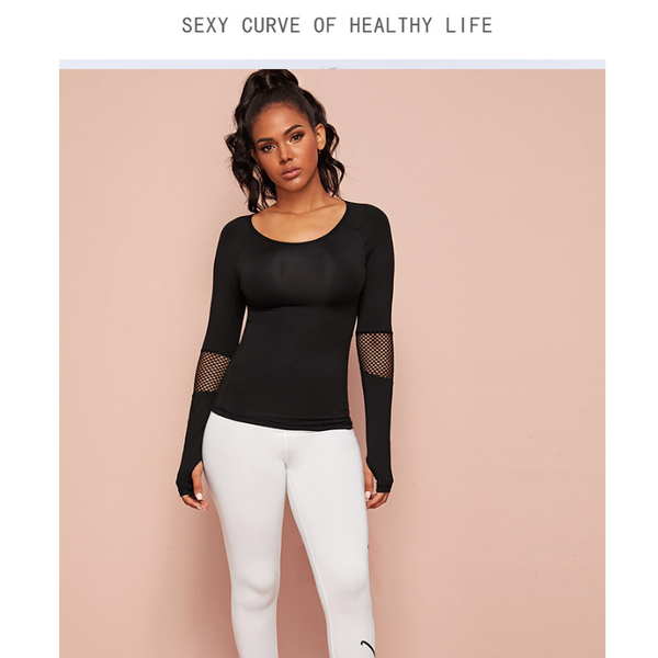 yoga outfits women's black hollow breathable outdoor running wear fashion t-shirt slim round neck fitness training long sleeve, White;red
yoga outfits women's black hollow breathable outdoor running wear fashion t-shirt slim round neck fitness training long sleeve, White;red