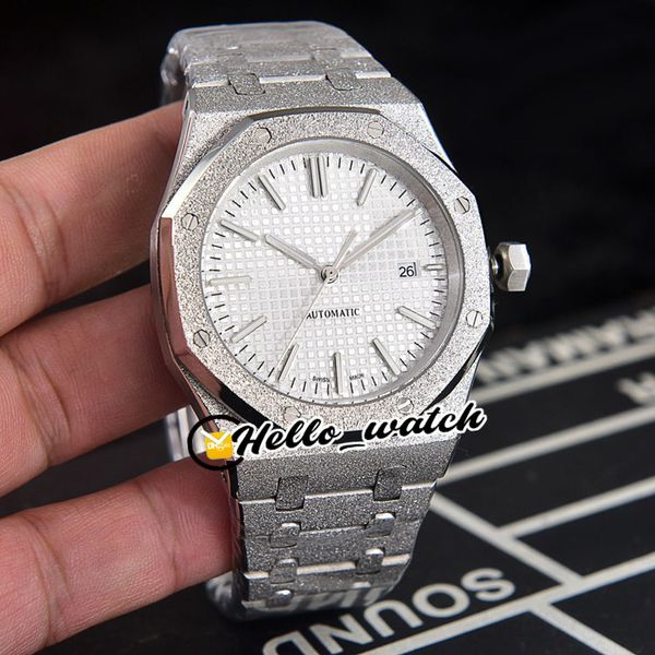 3a new oak 44mm 15400 15400st a2813 automatic mens watch white texture dial frost gold matte steel bracelet watches luxury hello_watch c06, Slivery;brown
3a new oak 44mm 15400 15400st a2813 automatic mens watch white texture dial frost gold matte steel bracelet watches luxury hello_watch c06, Slivery;brown