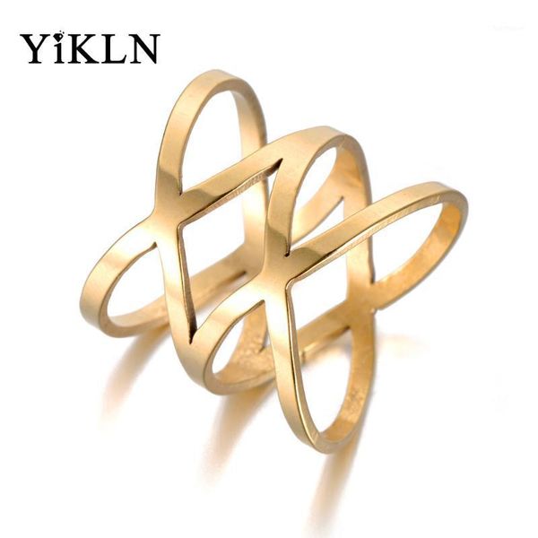 yikln hollow double x shapae anniversary rings gold color stainless steel wedding ring jewelry for women christmas gifts r181211, Slivery;golden
yikln hollow double x shapae anniversary rings gold color stainless steel wedding ring jewelry for women christmas gifts r181211, Slivery;golden