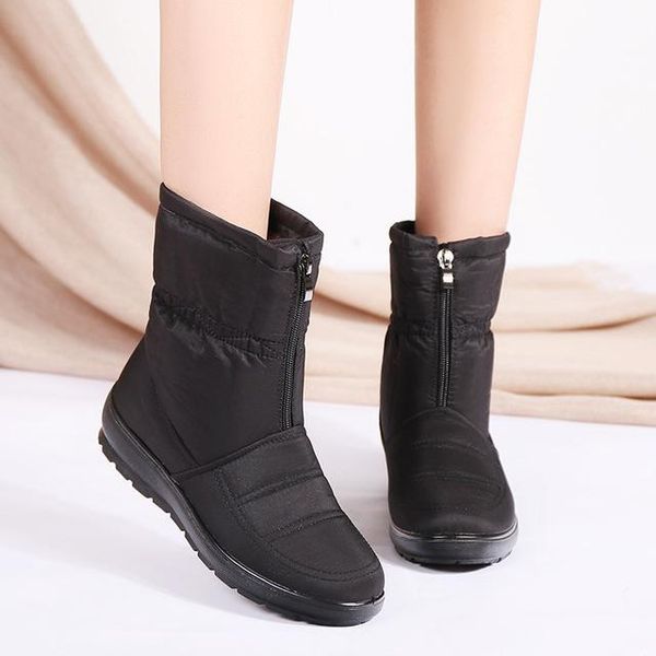 warm winter boots women boots 2021 new ankle waterproof women shoes snow fashion mother shoes solid ladies, Black
warm winter boots women boots 2021 new ankle waterproof women shoes snow fashion mother shoes solid ladies, Black