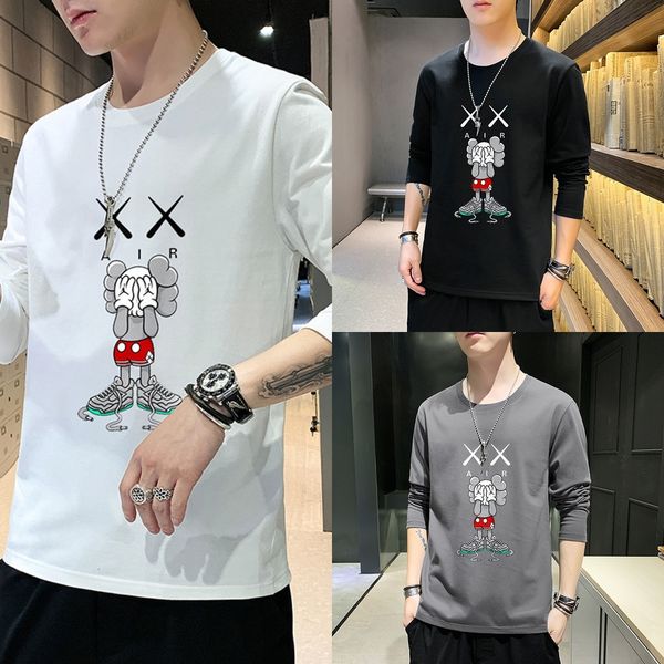 25nlw 2020 new syk0f korean t-shirt neck style casual slim long sleeve t-shirt youth autumn round sweater sweater men's, Blue
25nlw 2020 new syk0f korean t-shirt neck style casual slim long sleeve t-shirt youth autumn round sweater sweater men's, Blue