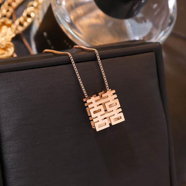 chinese style classical creative titanium steel necklace personality fashion women jewelry accessories clavicle chain female, Silver
chinese style classical creative titanium steel necklace personality fashion women jewelry accessories clavicle chain female, Silver