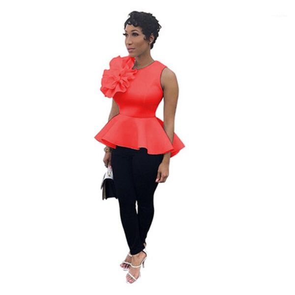 designer female summer new slim casual shrink waist tshirts ladies ruffle hem t-shirts fashion trend sleeveless round neck thin tee, White
designer female summer new slim casual shrink waist tshirts ladies ruffle hem t-shirts fashion trend sleeveless round neck thin tee, White