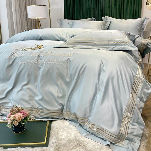 bedding sets washed tencel cotton set embroidery letters europe style four piece x4
bedding sets washed tencel cotton set embroidery letters europe style four piece x4