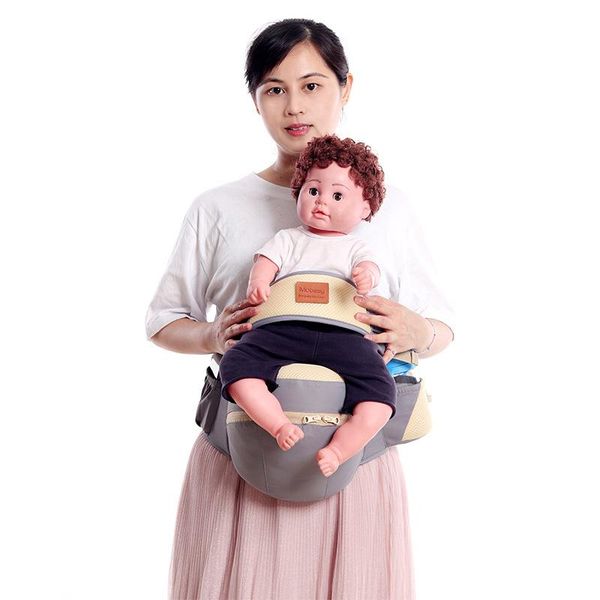 Baby Labor-saving Multifunctional Sling Infant Breathable Four Seasons Universal Storage Widen Belt Waist Stool With Sling