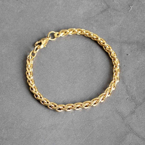 new stainless steel plated gold keel chain bracelet fashion jewelry for women and men wedding birthday party gift 4/5/6mm, Golden;silver
new stainless steel plated gold keel chain bracelet fashion jewelry for women and men wedding birthday party gift 4/5/6mm, Golden;silver