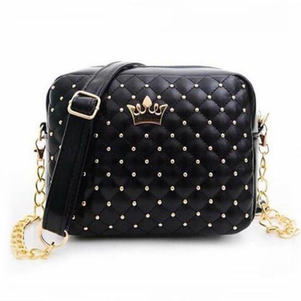 женщины дама pu кожи плеча crossbody сумка заклепка алмазного плед цепь дизайн женского посланник сумка a036
женщины дама pu кожи плеча crossbody сумка заклепка алмазного плед цепь дизайн женского посланник сумка a036