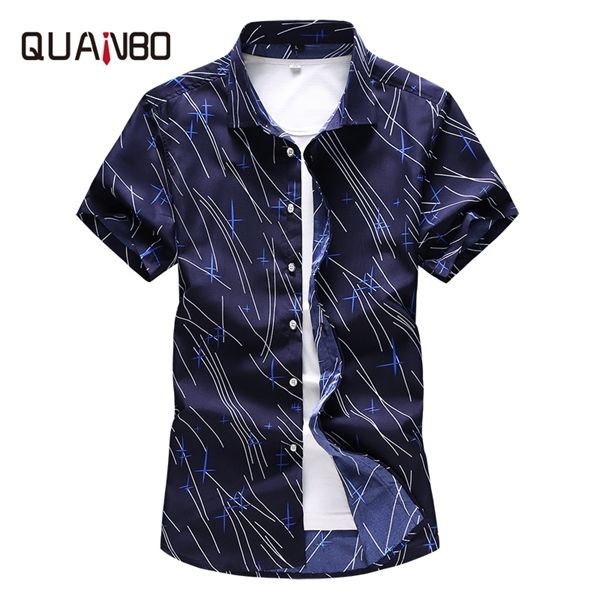 quanbo fashion print short sleeve shirt 2019 new arrival summer thin casual white shirts plus size 5xl 6xl 7xl brand clothing 1022, White;black
quanbo fashion print short sleeve shirt 2019 new arrival summer thin casual white shirts plus size 5xl 6xl 7xl brand clothing 1022, White;black