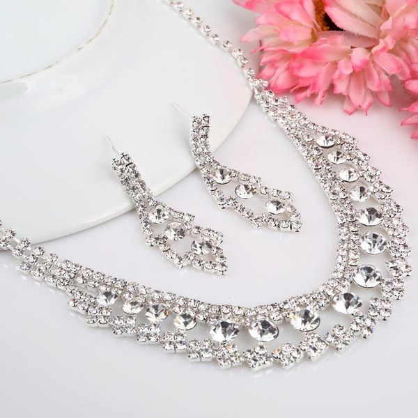 minhin women fashion jewelry set charming bridal wedding jewelry set long necklace dangle earrings costume, Silver
minhin women fashion jewelry set charming bridal wedding jewelry set long necklace dangle earrings costume, Silver