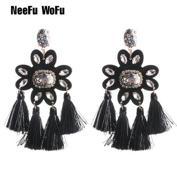 NeeFu WoFu 2021 Drop Earrings Black Resin Bohemian tassel Flowers Big Earring Large Long Brinco Ear Oorbellen Christmas Gift, Silver
NeeFu WoFu 2021 Drop Earrings Black Resin Bohemian tassel Flowers Big Earring Large Long Brinco Ear Oorbellen Christmas Gift, Silver