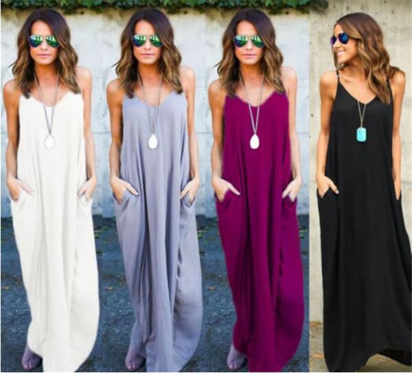 women's summer boho casual long maxi evening party cocktail beach dress sundress pocket long skirts dress m411, Black;gray
women's summer boho casual long maxi evening party cocktail beach dress sundress pocket long skirts dress m411, Black;gray