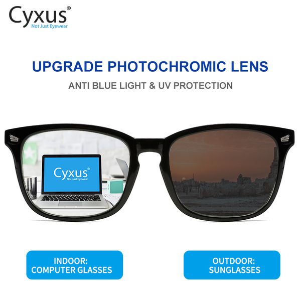 cyxus pchromic blue light blocking glasses for men women reduce eye fatigue outdoor anti glare uv400-8382 1006, White;black
cyxus pchromic blue light blocking glasses for men women reduce eye fatigue outdoor anti glare uv400-8382 1006, White;black