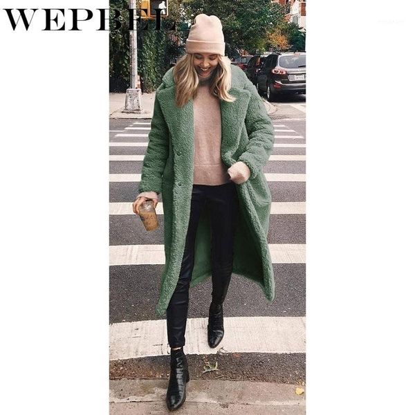 wepbel furry casual long outerwear female solid color loose leisure coat fashion women lapel plush cardigan coat1, Tan;black
wepbel furry casual long outerwear female solid color loose leisure coat fashion women lapel plush cardigan coat1, Tan;black