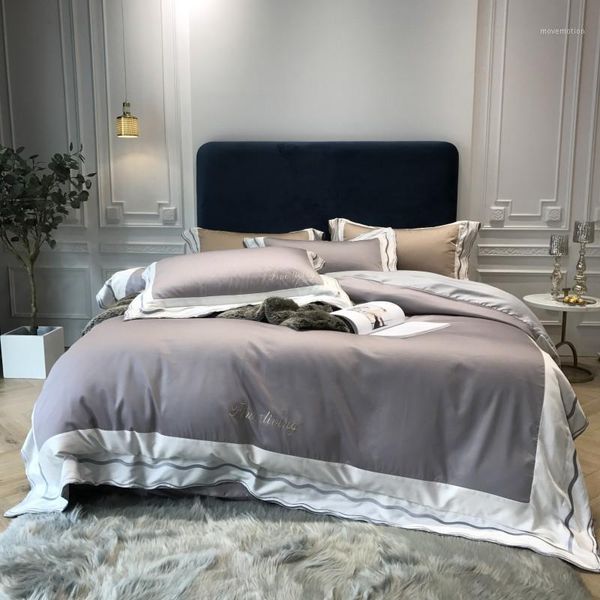 2020 new egyptian cotton gray bedding set king bed sheets set duvet cover bed cover parrure de lit ropa de cama1
2020 new egyptian cotton gray bedding set king bed sheets set duvet cover bed cover parrure de lit ropa de cama1