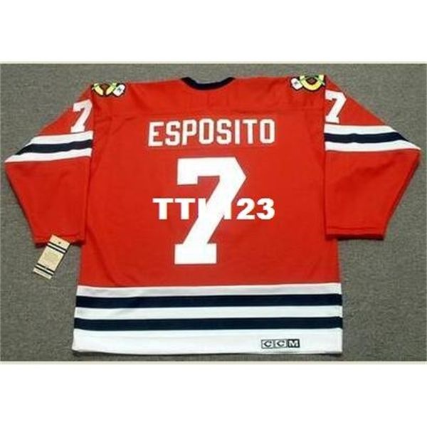 740s #7 phil esposito chicago blackhawks 1963,1966 ccm vintage retro hockey jersey or custom any name or number retro jersey, Black
740s #7 phil esposito chicago blackhawks 1963,1966 ccm vintage retro hockey jersey or custom any name or number retro jersey, Black