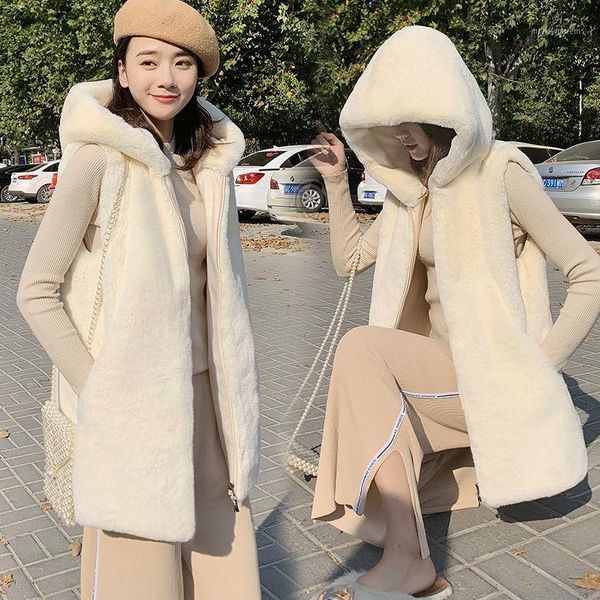 women's fur & faux women 2021 autumn winter warm thick casual vest female sleeveless jacket coat with hat hooded waistcoat c3111, Black
women's fur & faux women 2021 autumn winter warm thick casual vest female sleeveless jacket coat with hat hooded waistcoat c3111, Black