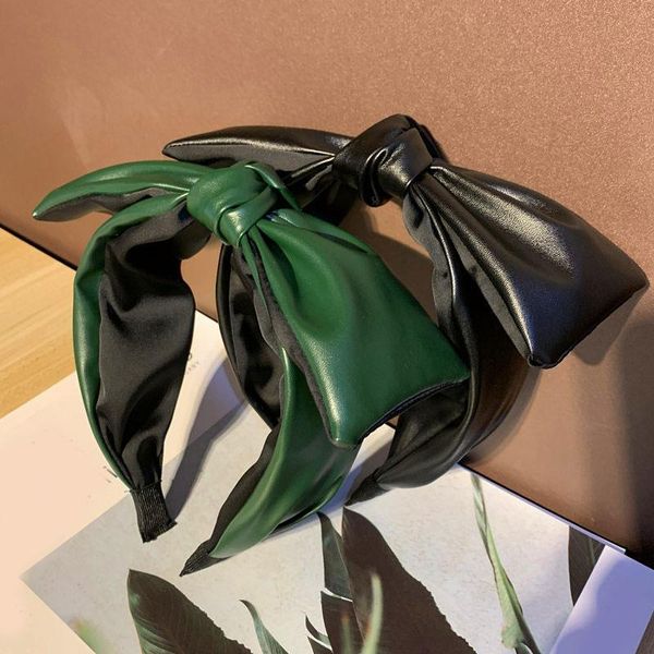 fashion pu bowknot women headband hairband ladies stretch turban big bow middle knotted wide head hoop headwear hair accessories q bbyjck
fashion pu bowknot women headband hairband ladies stretch turban big bow middle knotted wide head hoop headwear hair accessories q bbyjck