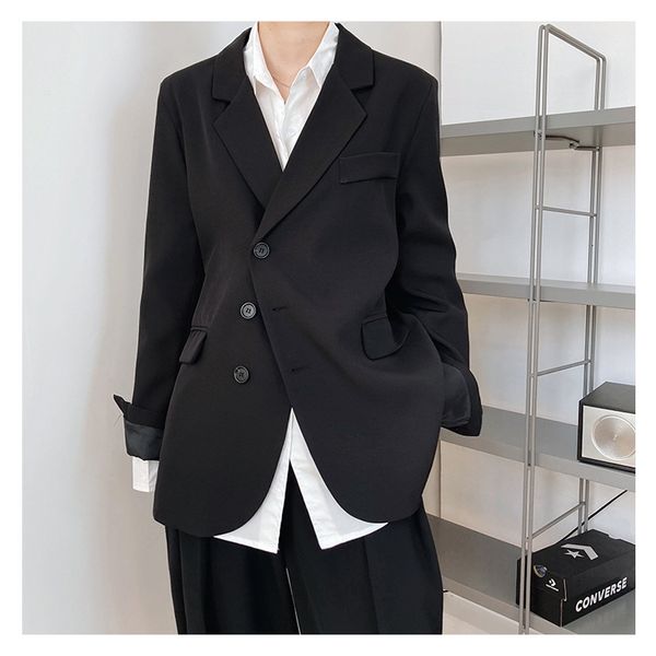 2021 new arrival spring blazer turn down collar vintage ladies coat feminino for women blazers 6u0t, White;black
2021 new arrival spring blazer turn down collar vintage ladies coat feminino for women blazers 6u0t, White;black