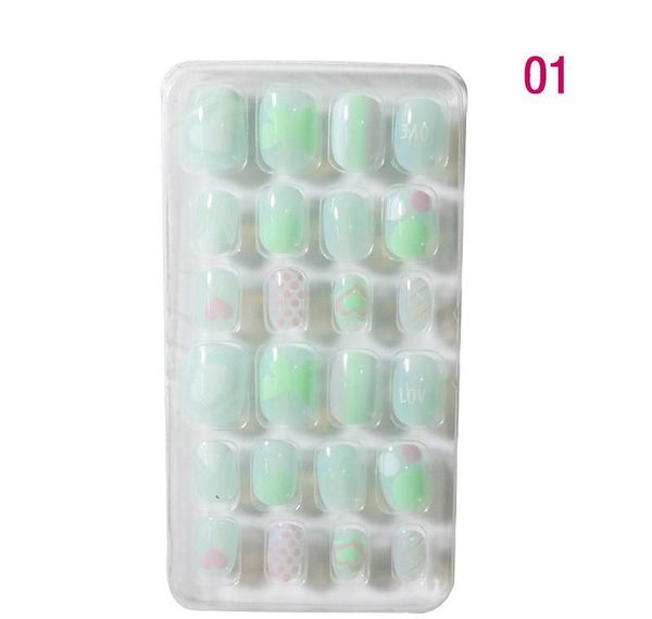 24pcs/lot candy false nail tips press on children cartoon full cover kid glue self fake nail art for girls wmtxvn rimmer, Red;gold
24pcs/lot candy false nail tips press on children cartoon full cover kid glue self fake nail art for girls wmtxvn rimmer, Red;gold