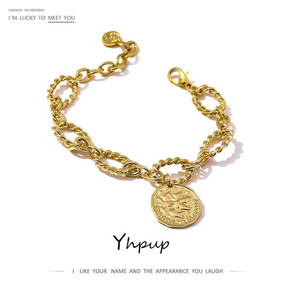 charm bracelets yhpup 2021 metal twisted texture bracelet statement gold color copper geometric wrist jewelry summer party gift, Golden;silver
charm bracelets yhpup 2021 metal twisted texture bracelet statement gold color copper geometric wrist jewelry summer party gift, Golden;silver