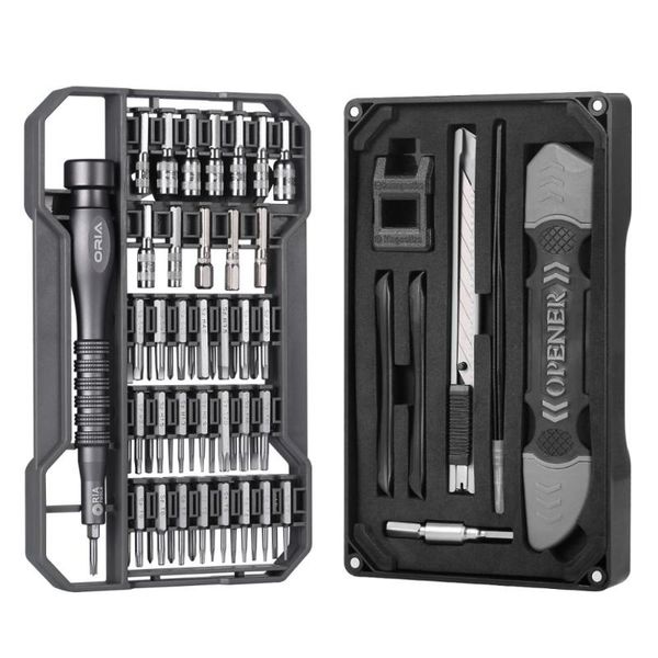 oria 69 in 1 screwdriver set repair tool kit magnetic driver kit precision screwdriver set with double layer aluminum handle
oria 69 in 1 screwdriver set repair tool kit magnetic driver kit precision screwdriver set with double layer aluminum handle