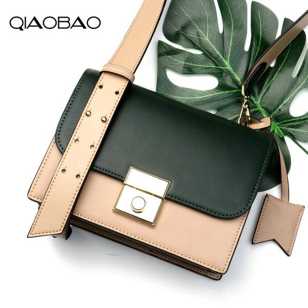 qiaobao fashion style flap bag original lady bag cowhide leather women messenger bags crossbody bags for women shoulder
qiaobao fashion style flap bag original lady bag cowhide leather women messenger bags crossbody bags for women shoulder