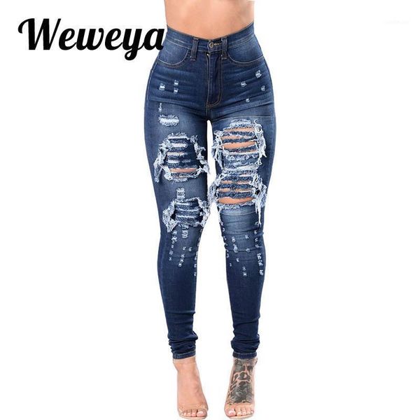 weweya 2020 woman hole repped jeans blue pants women push up trousers skinny jeans vintage plus size fashion female pants1
weweya 2020 woman hole repped jeans blue pants women push up trousers skinny jeans vintage plus size fashion female pants1