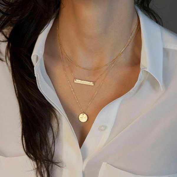 vagzeb multilayer necklaces & pendants for women gold silver color long chain female pendant necklace fashion jewelry
vagzeb multilayer necklaces & pendants for women gold silver color long chain female pendant necklace fashion jewelry