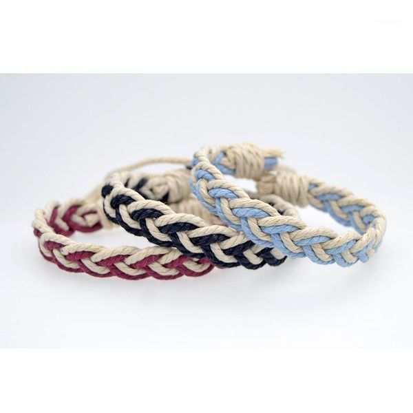 charm bracelets vintage punk wave rope bracelet men fashion braided handmade wrap adjustsize length & bangles male gift1, Golden;silver
charm bracelets vintage punk wave rope bracelet men fashion braided handmade wrap adjustsize length & bangles male gift1, Golden;silver