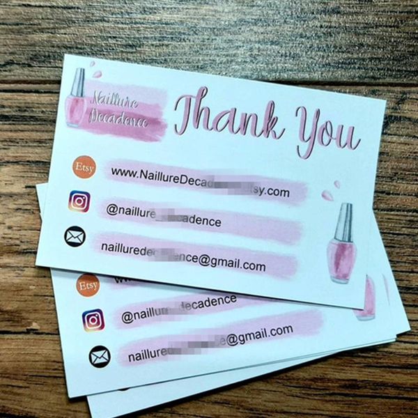 personalised logo business cards, thank you cards, compliment slips, instruction care cards
personalised logo business cards, thank you cards, compliment slips, instruction care cards