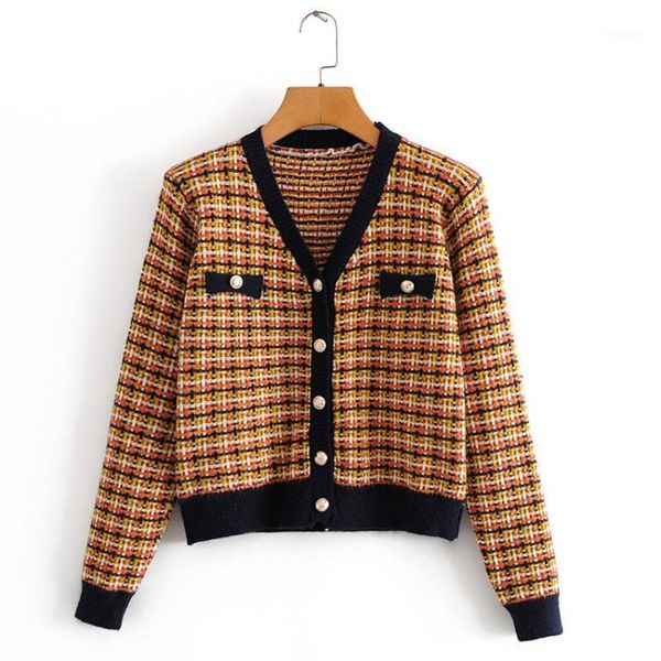 vintage sweater for women plaid brown cardigans spring autumn v neck long sleeve button female hiver sweet warm sweaters jumper1, White
vintage sweater for women plaid brown cardigans spring autumn v neck long sleeve button female hiver sweet warm sweaters jumper1, White