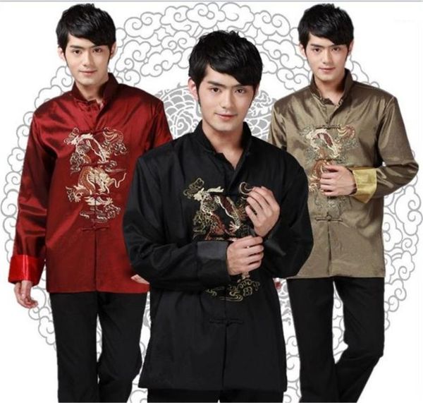 shanghai story long sleeve chinese traditional clothing gold dragon shirt for men mandarin collar kungfu shirt1, Red
shanghai story long sleeve chinese traditional clothing gold dragon shirt for men mandarin collar kungfu shirt1, Red