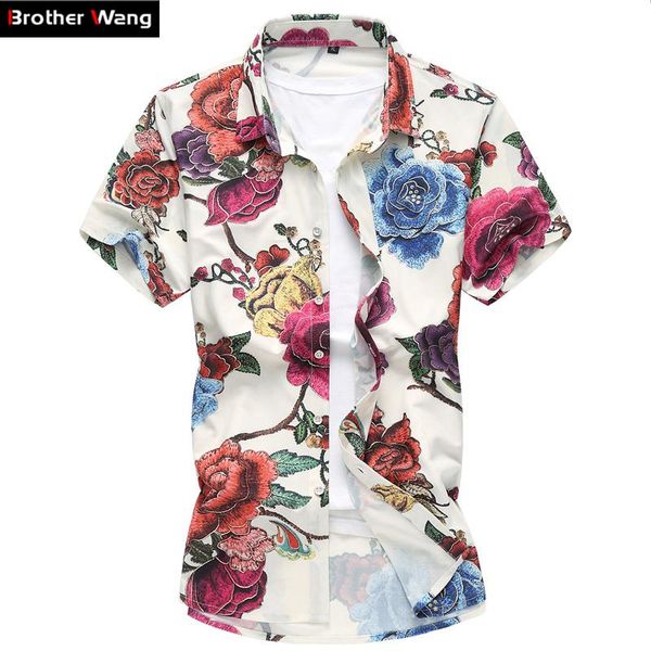 men's casual shirts 2021 summer men floral pattern shirt large size male fashion print short sleeve brand clothing 6xl 7xl, White;black
men's casual shirts 2021 summer men floral pattern shirt large size male fashion print short sleeve brand clothing 6xl 7xl, White;black