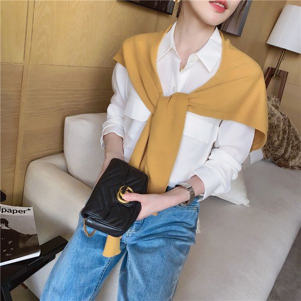 early casual knitted shawl for women, shoulder with skirt, autumn winter scarf and neck, Blue;gray 
early casual knitted shawl for women, shoulder with skirt, autumn winter scarf and neck, Blue;gray