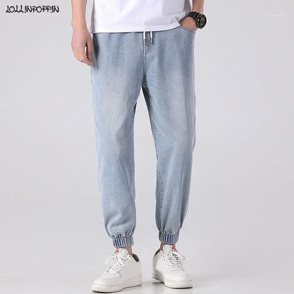 men light blue jeans drawstring elastic waist 2020 new garment washed mens jogger denim pants ankle length man retro jeans1
men light blue jeans drawstring elastic waist 2020 new garment washed mens jogger denim pants ankle length man retro jeans1