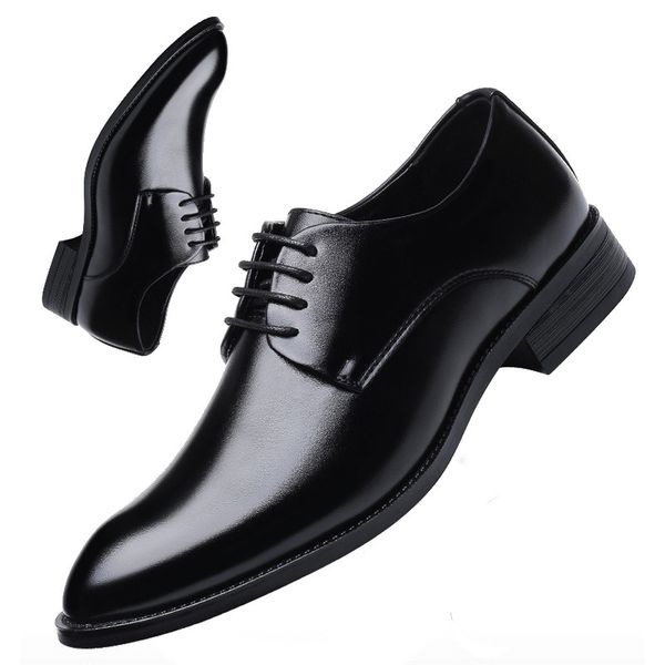 men's branded leather formal christmas party dress shoes oxfords vintage retro elegant shoes work, Black
men's branded leather formal christmas party dress shoes oxfords vintage retro elegant shoes work, Black