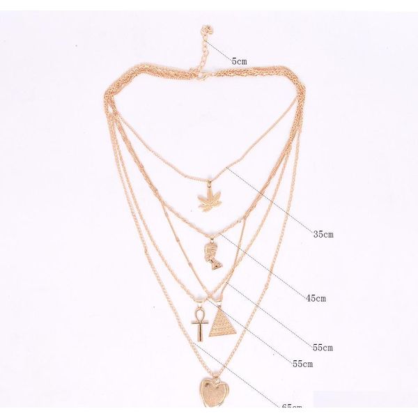s1355 fashion jewelry multi-layer necklace metallic leaves egyptian pharaoh yan pyramid hear sqcopz homes2007, Silver
s1355 fashion jewelry multi-layer necklace metallic leaves egyptian pharaoh yan pyramid hear sqcopz homes2007, Silver