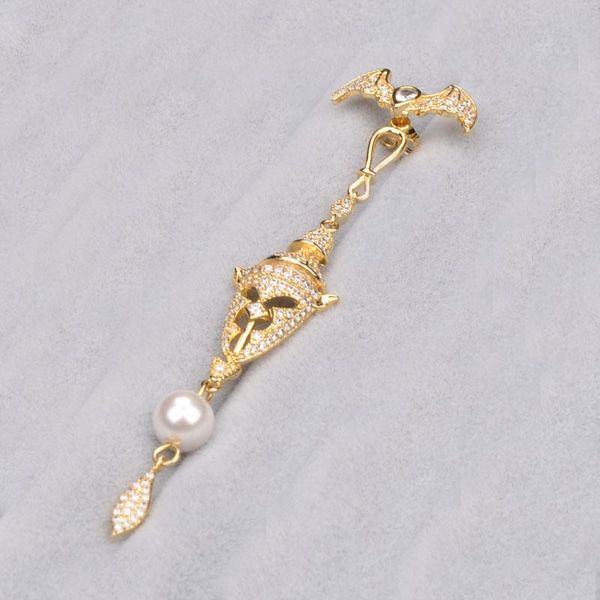 dangle & chandelier umgodly 1pc luxury cubic zirconia vampire bat drop earring gold color ancient egyptian style light monaco designer women, Silver
dangle & chandelier umgodly 1pc luxury cubic zirconia vampire bat drop earring gold color ancient egyptian style light monaco designer women, Silver