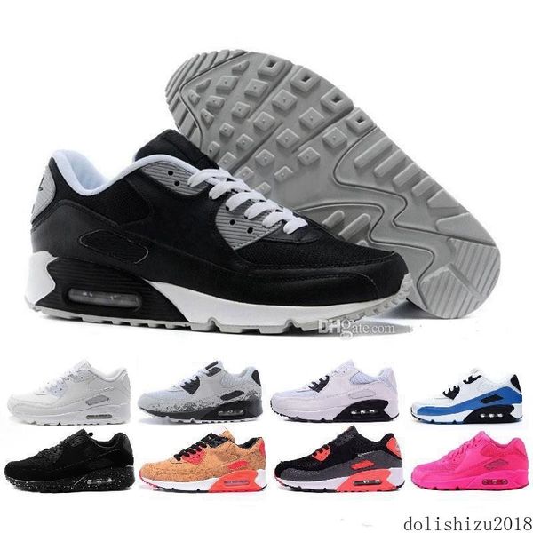 2020 men sneakers shoes classic 90 men and woman shoes sports trainer air cushion surface breathable sports shoes 7-11 doli, Black
2020 men sneakers shoes classic 90 men and woman shoes sports trainer air cushion surface breathable sports shoes 7-11 doli, Black