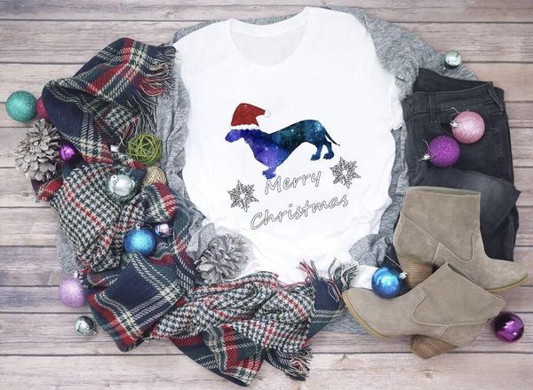 womens tshirt merry christmas dachshund dog graphic harajuku streetwear christmas women clothes vintage tees outfits, White
womens tshirt merry christmas dachshund dog graphic harajuku streetwear christmas women clothes vintage tees outfits, White