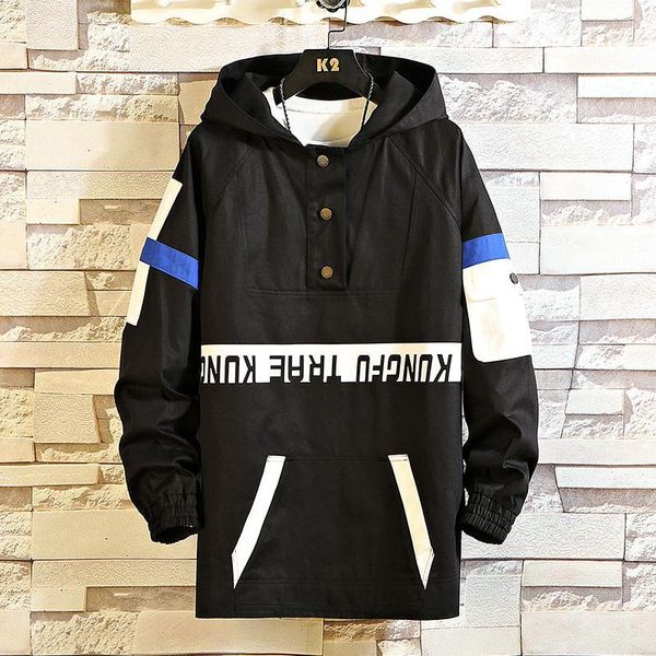 new loose mens jackets plus size fashion 2020 pullover casual jacket men long sleeve patchwork windbreaker coat 5xl-m1, Black;brown
new loose mens jackets plus size fashion 2020 pullover casual jacket men long sleeve patchwork windbreaker coat 5xl-m1, Black;brown