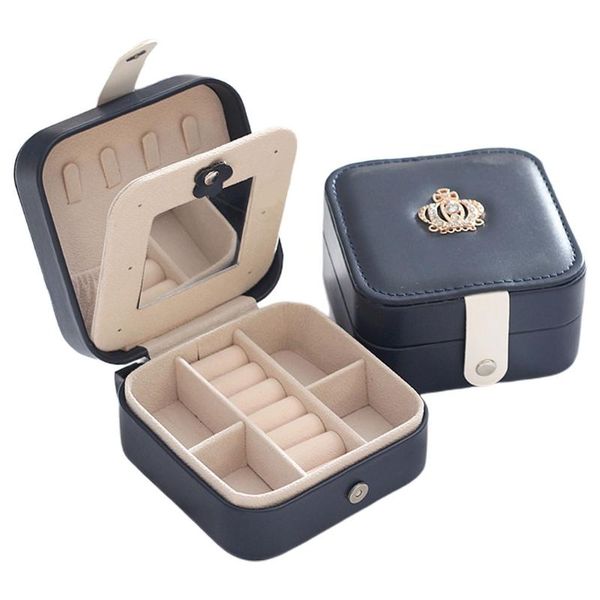 portable travel leather jewelry organizer display earrings rings necklace storage case jewellery box for women girls, Pink;blue
portable travel leather jewelry organizer display earrings rings necklace storage case jewellery box for women girls, Pink;blue