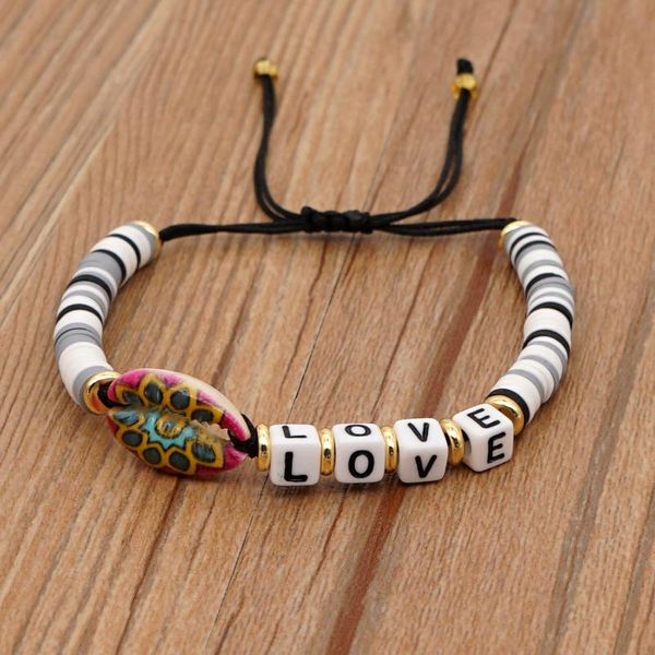 charm bracelets go2boho heishi braclet love letter for women jewellery leopard shell jewelry trendy polymer clay pulsera rope bracelet, Golden;silver
charm bracelets go2boho heishi braclet love letter for women jewellery leopard shell jewelry trendy polymer clay pulsera rope bracelet, Golden;silver
