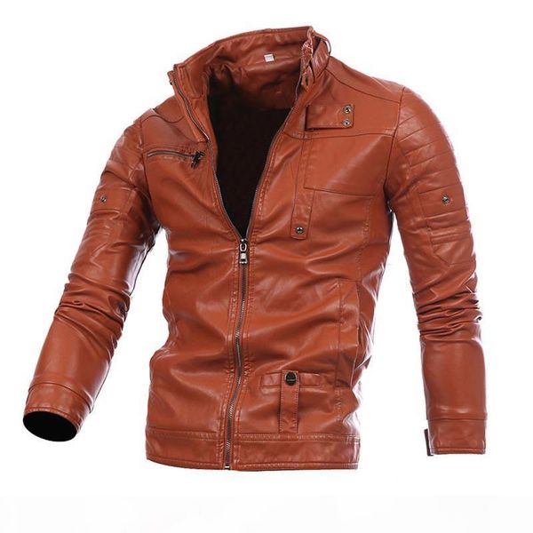 2019 spring new fashion mens designer pu leather jackets price jackets slim casual streetwear vintage mens coat size s-3xl, Black
2019 spring new fashion mens designer pu leather jackets price jackets slim casual streetwear vintage mens coat size s-3xl, Black