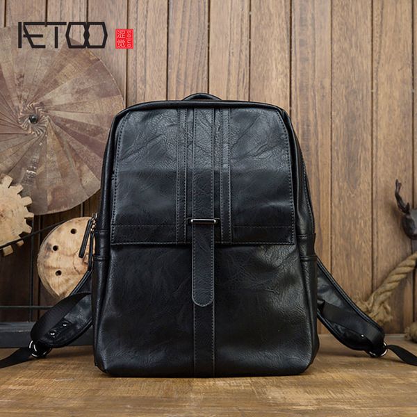 hbp aetoo men's leather backpack, large-capacity fashion trendy computer bag, simple travel backpack, leather men's bag
hbp aetoo men's leather backpack, large-capacity fashion trendy computer bag, simple travel backpack, leather men's bag