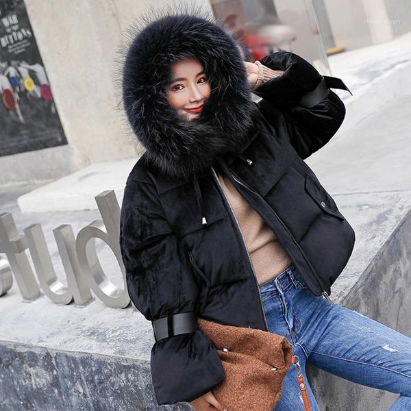short thick warm winter jacket woman fur collar jackets coats 2018 new loose hooded coat parkas outwear padded collar jacket1, Black
short thick warm winter jacket woman fur collar jackets coats 2018 new loose hooded coat parkas outwear padded collar jacket1, Black