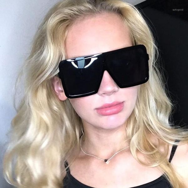 sunglasses oversized black square shades for women vintage plastic big frame brand designer female oculos1, White;black
sunglasses oversized black square shades for women vintage plastic big frame brand designer female oculos1, White;black