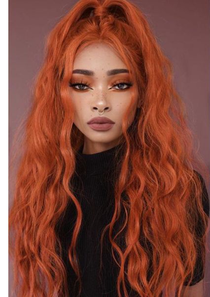 2021 selling wigs in europe and america are divided into women's orange long curly hair rose net high temperature silk daily cos hair s, Black
2021 selling wigs in europe and america are divided into women's orange long curly hair rose net high temperature silk daily cos hair s, Black